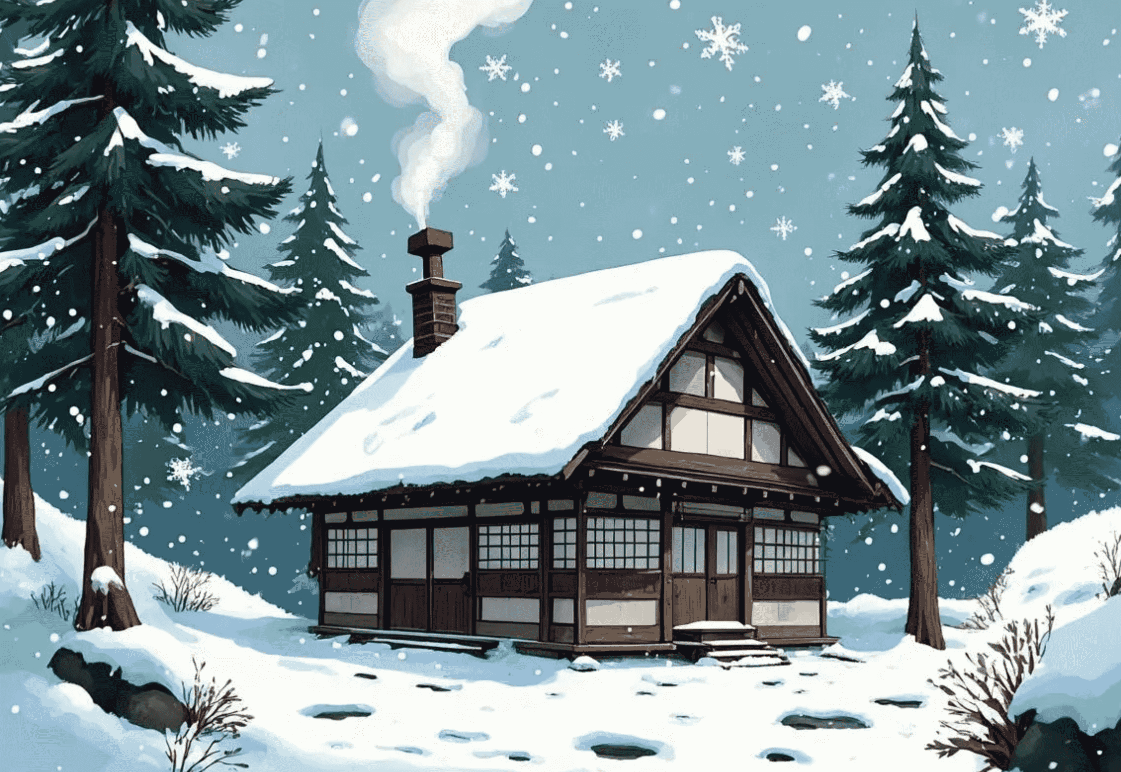 いくたびも　雪の深さを　たずねけり